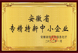 安徽省“專(zhuān)精特新”中小企業(yè)